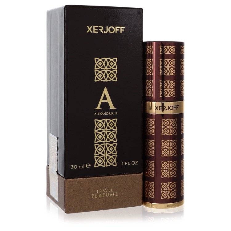 image showing the bottle and packaging for Alexandria II Perfume by Xerjoff Eau De Parfum Spray (Unisex)  30ml