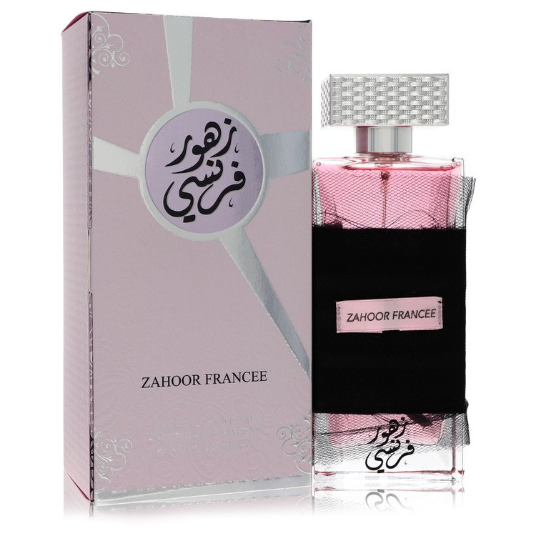 image showing the bottle and packaging for Ard Al Zaafaran Zahoor Francee Perfume By Al Zaafaran Eau De Parfum Spray (Unisex) 100ml