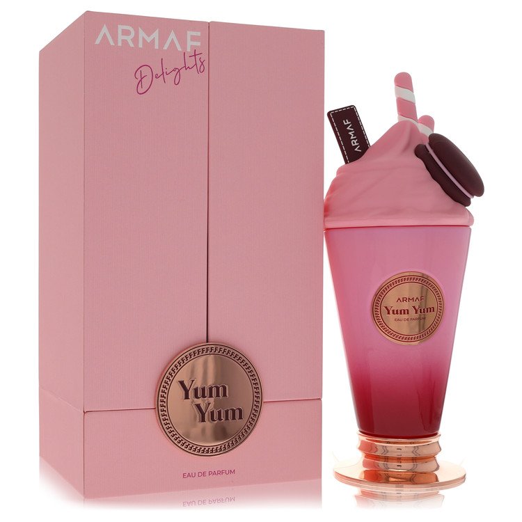 image showing the bottle and packaging for Armaf Yum Yum Perfume By Armaf Eau De Parfum Spray 100ml