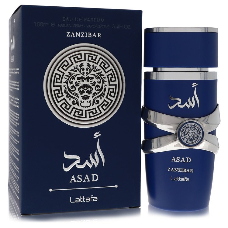 Image showing what you will get when you purchase Lattafa Asad Zanzibar Cologne By Lattafa Eau De Parfum Spray