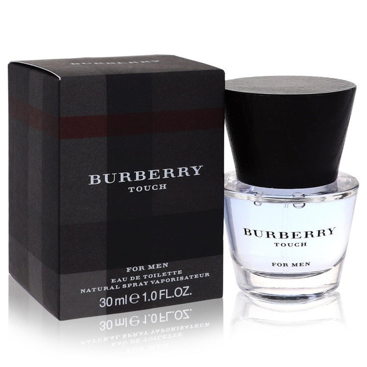 Burberry Touch for Men Eau de Toilette with packaging on a white background