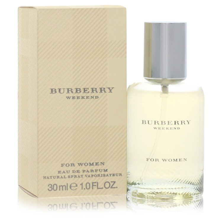 Burberry Weekend perfume bottle and packaging on a white background