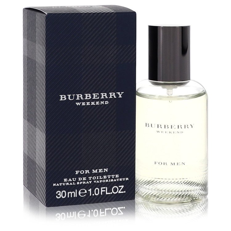 image showing the bottle and packaging for Weekend Cologne By Burberry Eau De Toilette Spray 30ml