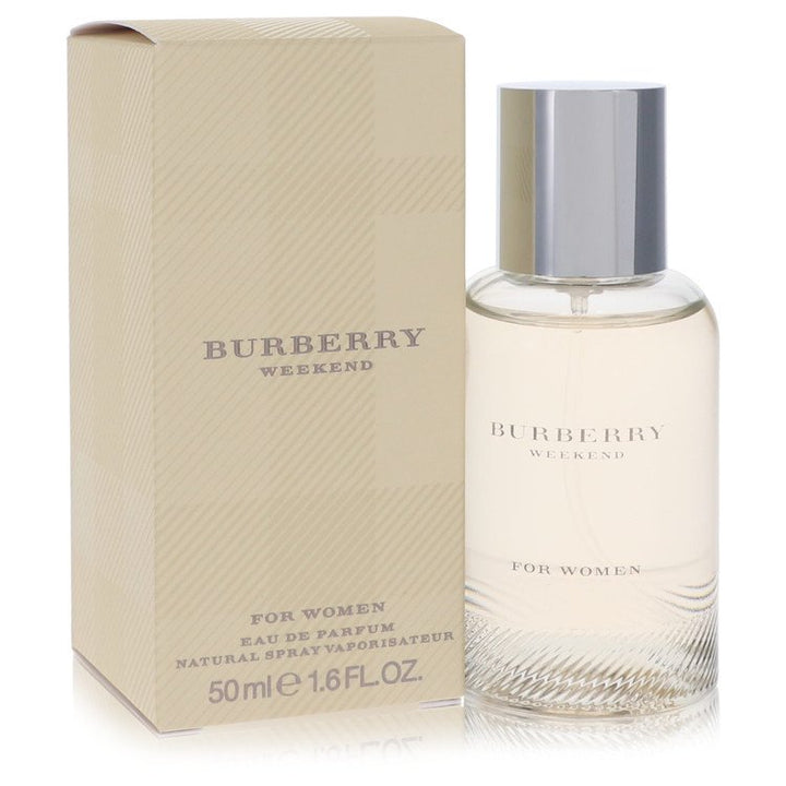 Burberry Weekend perfume bottle and packaging on a white background
