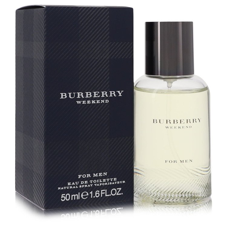 image showing the bottle and packaging for Weekend Cologne By Burberry Eau De Toilette Spray 50ml
