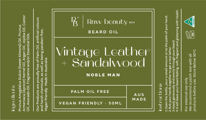 Vintage Leather + Sandalwood | Noble Man Whipped Shaving Cream