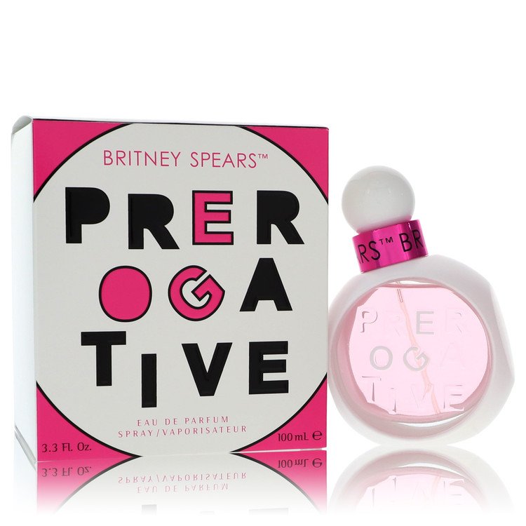 image showing the bottle and packaging for Britney Spears Prerogative Ego Perfume By Britney Spears Eau De Parfum Spray 100ml