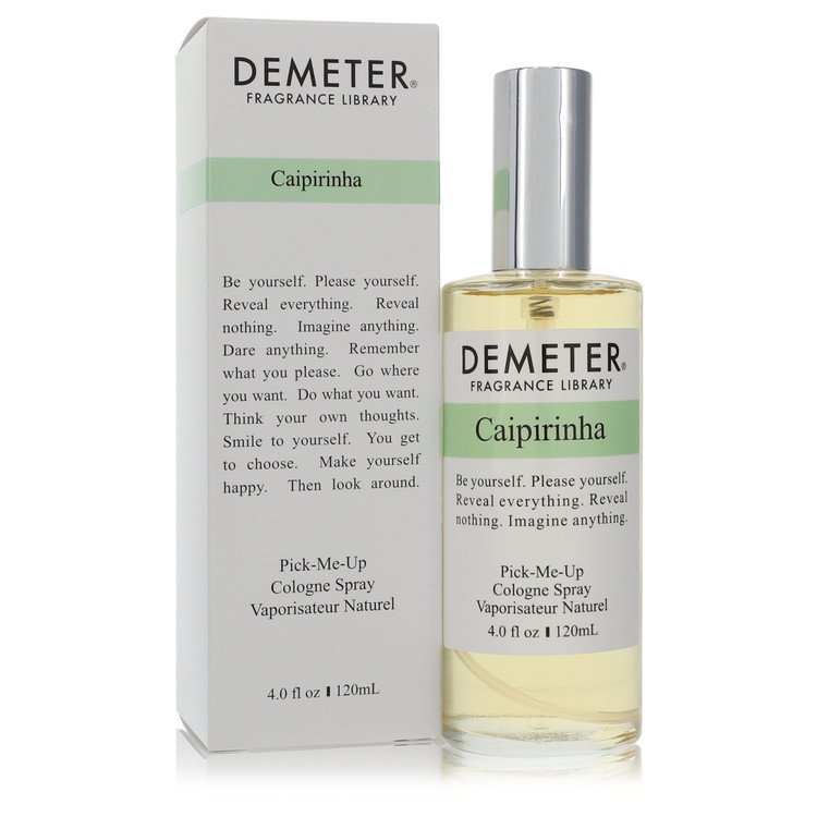 image showing the bottle and packaging for Demeter Caipirinha Cologne by Demeter Pick Me Up Cologne Spray (Unisex)  120ml