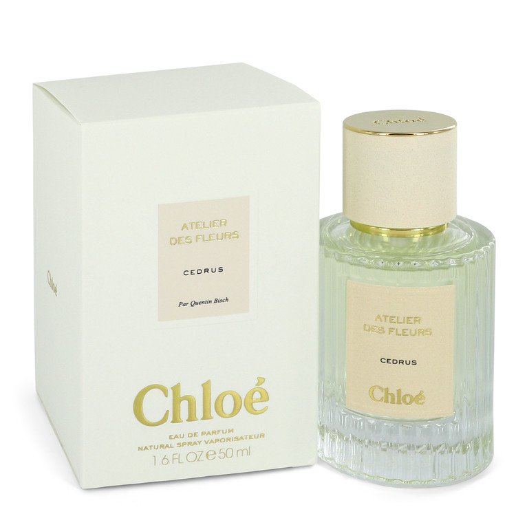 image showing the bottle and packaging for Chloe Cedrus Perfume By Chloe Eau De Parfum Spray 50ml