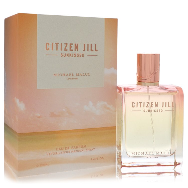 image showing the bottle and packaging for Citizen Jill Sunkissed Perfume By Michael Malul Eau De Parfum Spray 100ml