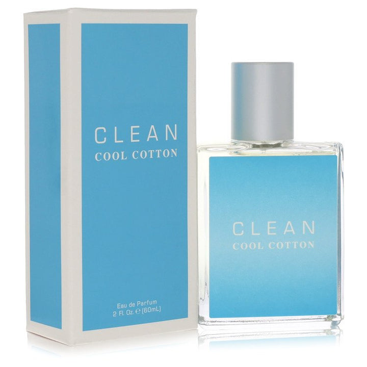 image showing the bottle and packaging for Clean Cool Cotton Cologne By Clean Eau De Parfum Spray 60ml
