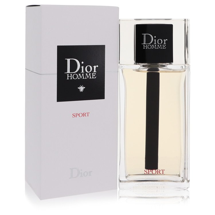 image showing the bottle and packaging for Dior Homme Sport Cologne By Christian Dior Eau De Toilette Spray 125ml
