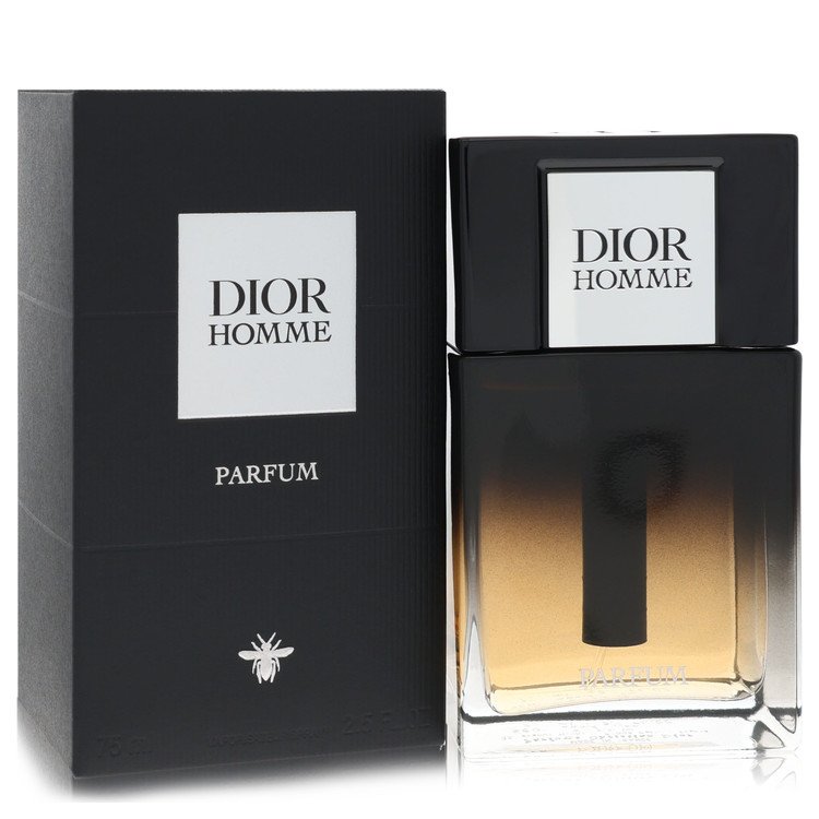 image showing the bottle and packaging for Dior Homme Cologne By Christian Dior Parfum Spray 75ml