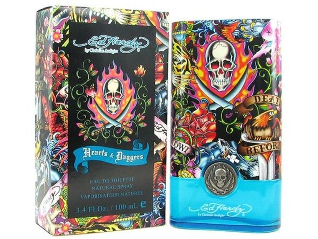 Ed Hardy Hearts & Daggers Cologne By Christian Audigier Eau De Toilette Spray 100ml