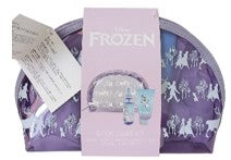 Image showing what you will get when you purchase Frozen Body Care Set 1 X 100Ml Detangle Mist 1 X Detangle Brush 4 X Hair Coils