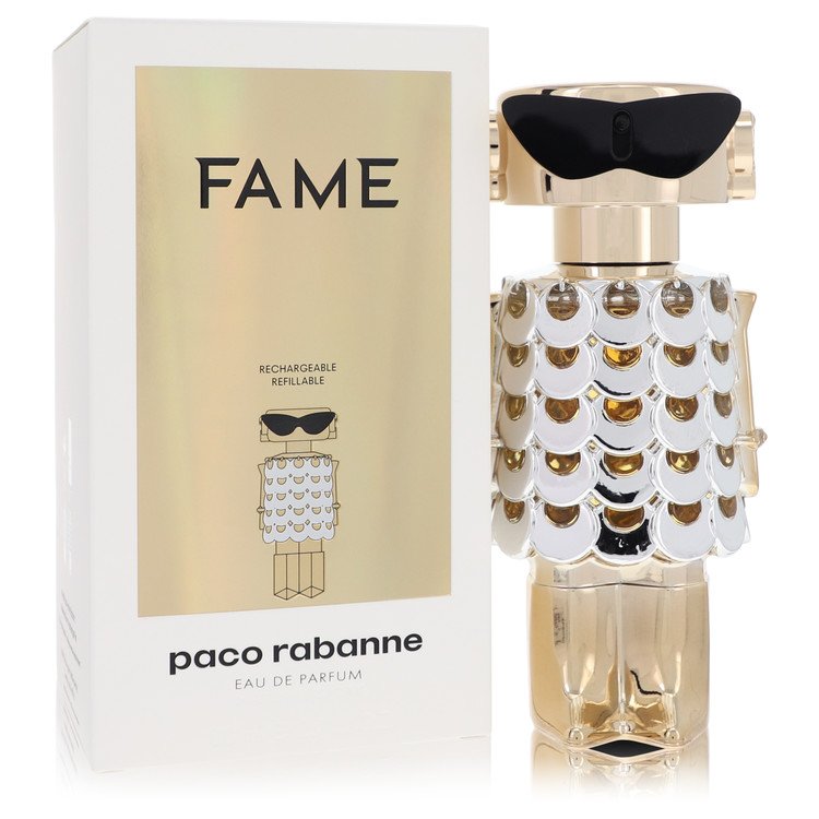 Image showing what you will get when you purchase Paco Rabanne Fame Perfume By Paco Rabanne Eau De Parfum Spray Refillable