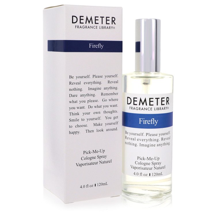 image showing the bottle and packaging for Demeter Firefly Perfume By Demeter Cologne Spray 120ml