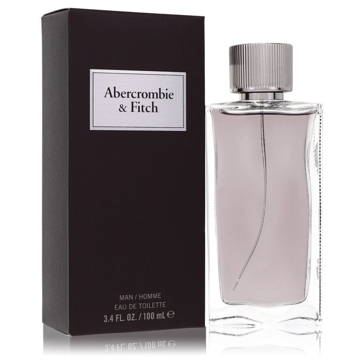 image showing the bottle and packaging for First Instinct Cologne By Abercrombie & Fitch Eau De Toilette Spray 100ml