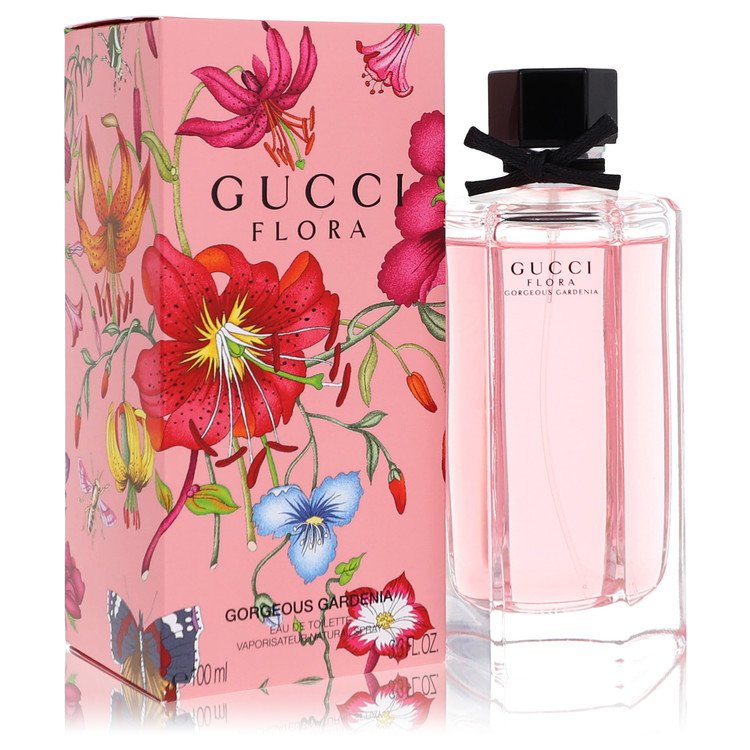 Image showing what you will get when you purchase Flora Gorgeous Gardenia Perfume By Gucci Eau De Parfum Spray