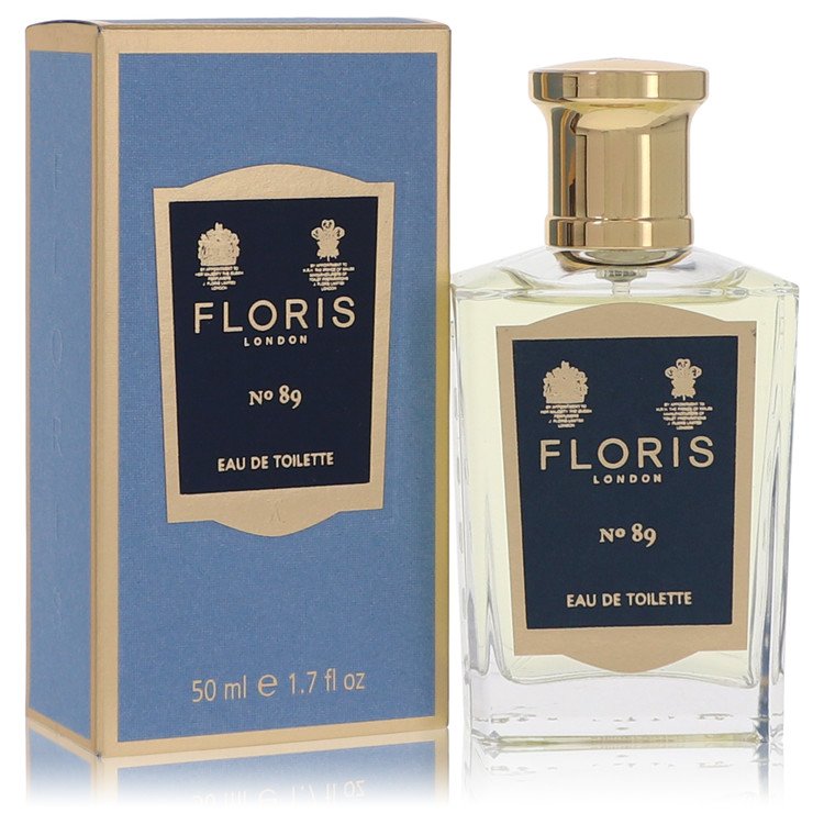 Floris London No 89 Eau de Toilette bottle and packaging on a white background