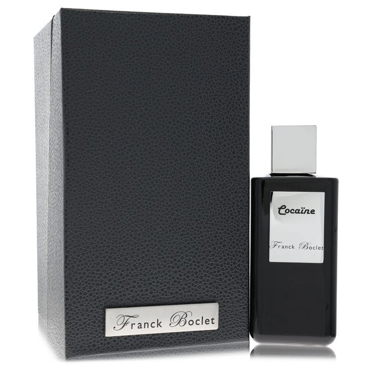 image showing the bottle and packaging for Franck Boclet Cocaine Cologne By Franck Boclet Extrait De Parfum Spray (Unisex) 100ml