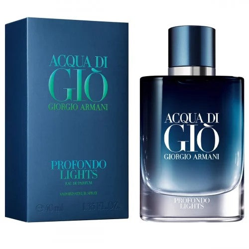 Acqua Di Gio Profondo Lights Cologne By Giorgio Armani Eau De Parfum Spray 40ml