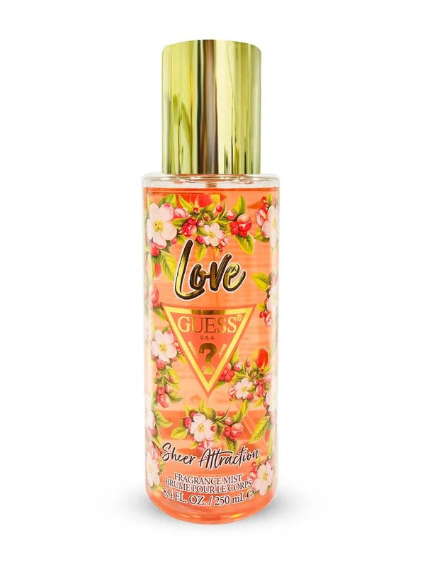 Image showing what you will get when you purchase Love Sheer Attraction Body Mist By Guess For Women