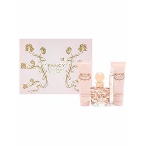 Image showing what you will get when you purchase Jessica Simpson Fancy 4Pc Set Edp 100Ml + Body Lotion 90Ml + Shower Gel 90Ml + Purse Spray 10Ml