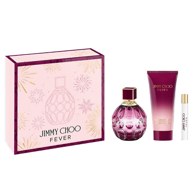Image showing what you will get when you purchase Fever Set   Edp 100Ml + Perfumed Body Lotion 100Ml   Purse Spray 7.5Ml