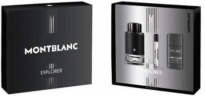 Image showing what you will get when you purchase Explorer 3Pc Set  Edp 100Ml + Travel Spray 7.5Ml + Deodorant Stick 75G