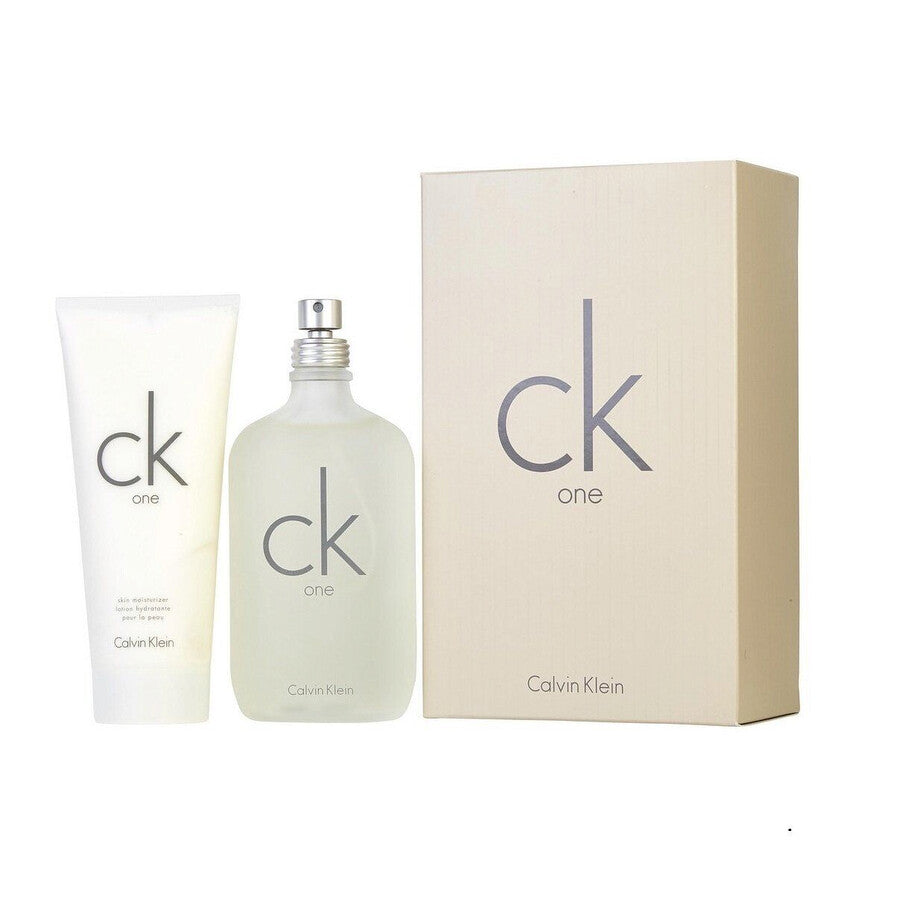 image showing the bottle and packaging for CALVIN KLEIN CK ONE 2PC (200ML) EDT set