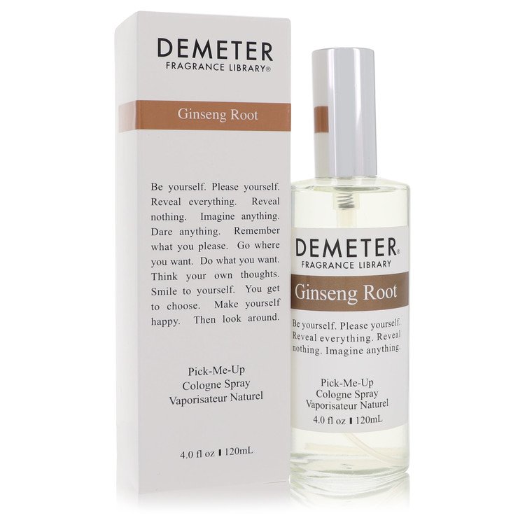image showing the bottle and packaging for Demeter Ginseng Root Perfume by Demeter Cologne Spray  120ml