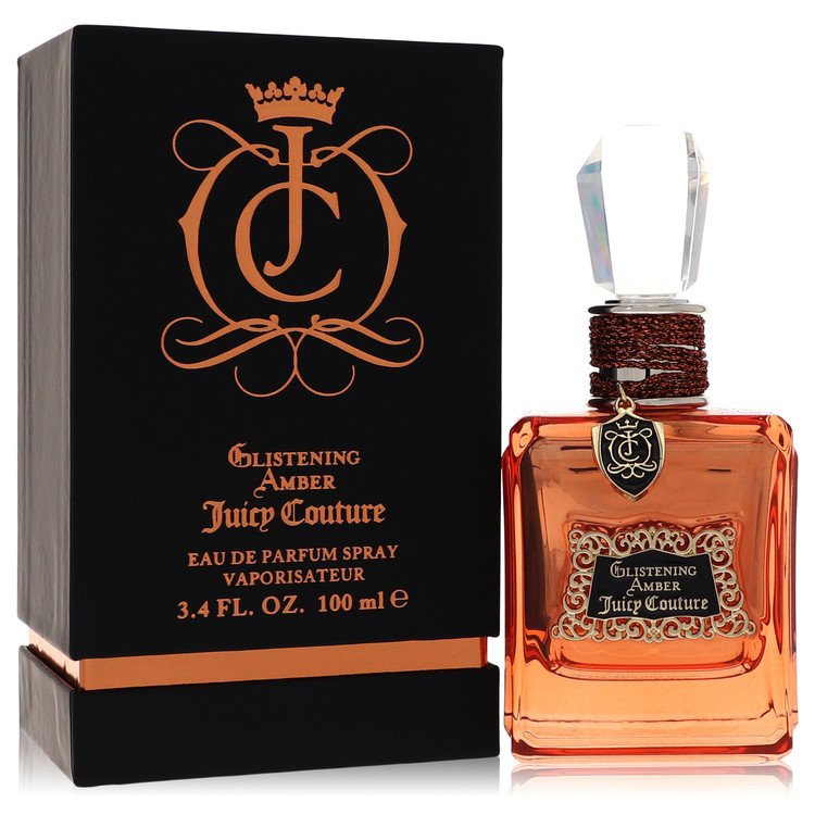 Image showing what you will get when you purchase Juicy Couture Glistening Amber Perfume By Juicy Couture Eau De Parfum Spray