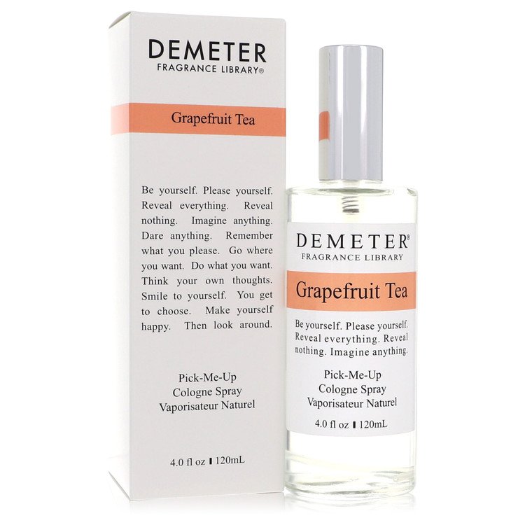 image showing the bottle and packaging for Demeter Grapefruit Tea Perfume By Demeter Cologne Spray 120ml