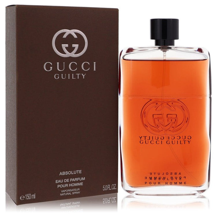Gucci Guilty Absolute Eau de Parfum bottle and packaging on a white background