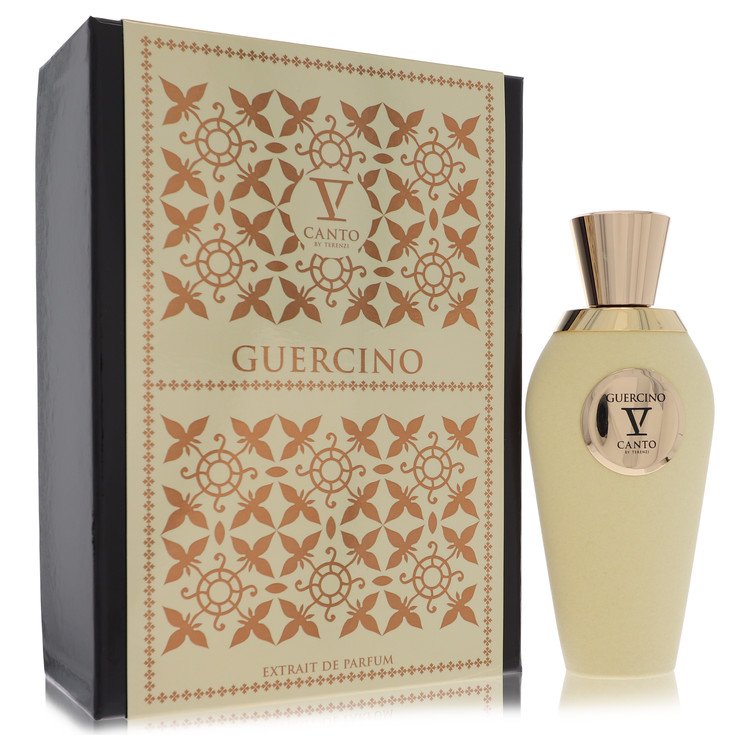 image showing the bottle and packaging for Guercino Cologne By V Canto Extrait De Parfum Spray (Unisex) 100ml