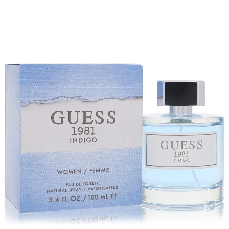 Image showing what you will get when you purchase Guess 1981 Indigo Perfume By Guess Eau De Toilette Spray