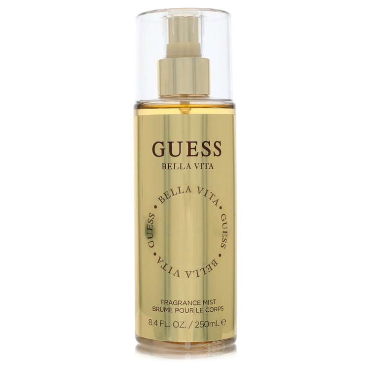 image showing the bottle and packaging for Guess Bella Vita Perfume By Guess Fragrance Mist 250ml