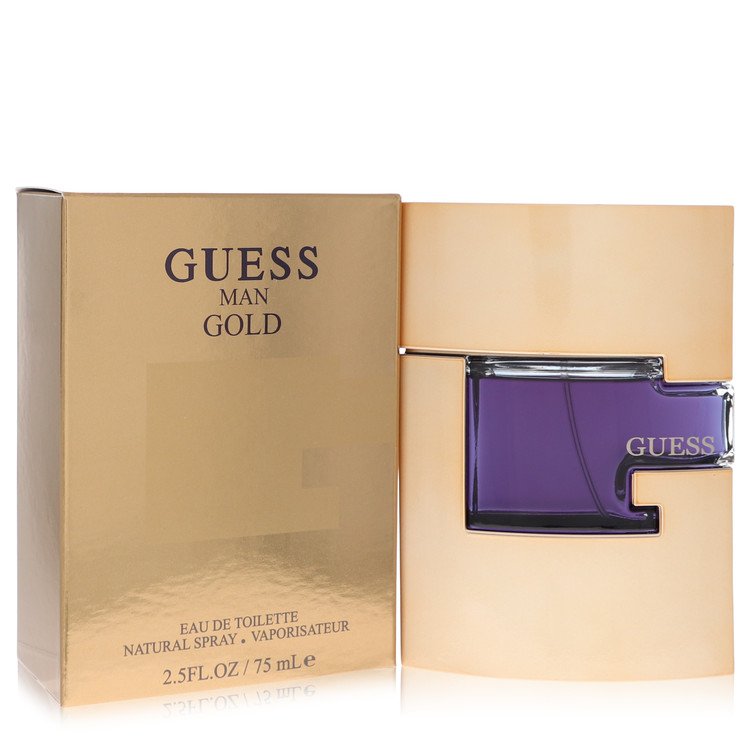 Image showing what you will get when you purchase Guess Gold Cologne By Guess Eau De Toilette Spray