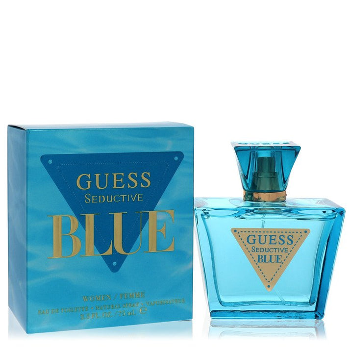 Image showing what you will get when you purchase Guess Seductive Blue Perfume By Guess Eau De Toilette Spray