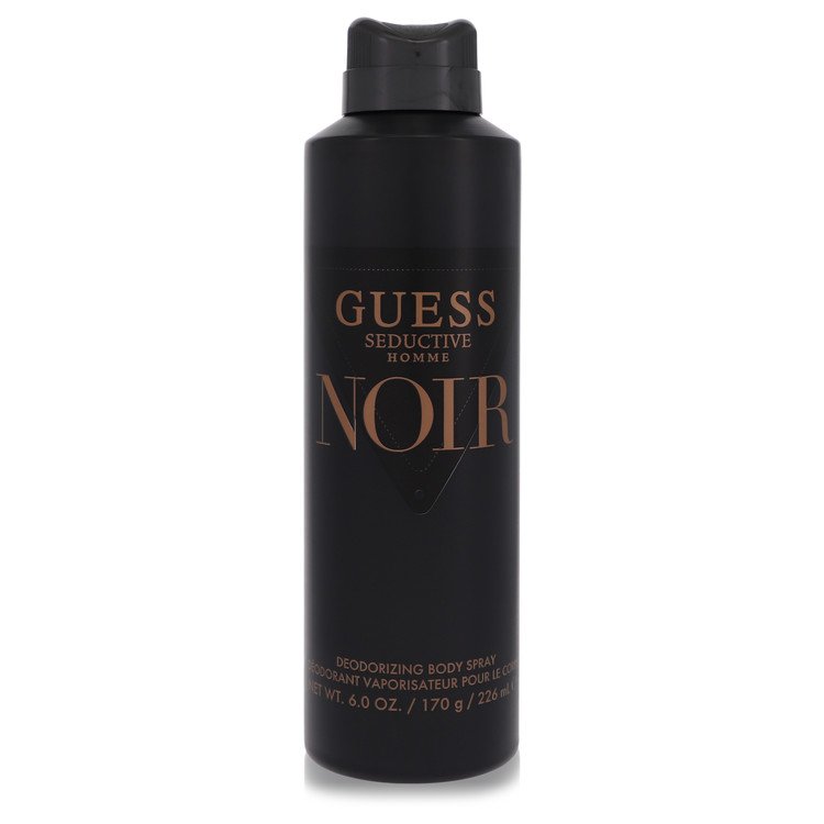 Image showing what you will get when you purchase Guess Seductive Homme Noir Cologne By Guess Body Spray