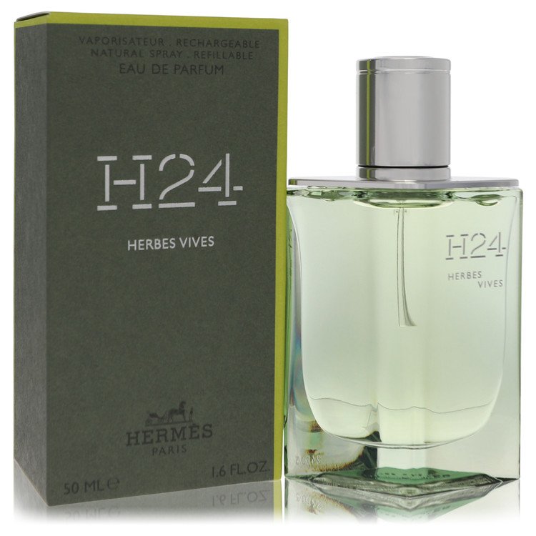 Image showing what you will get when you purchase Hermes H24 Herbes Vives Cologne By Hermes Eau De Parfum Refillable Spray