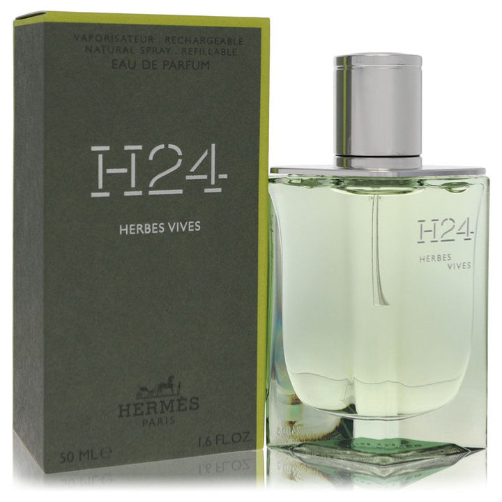 Image showing what you will get when you purchase Hermes H24 Herbes Vives Cologne By Hermes Eau De Parfum Refillable Spray