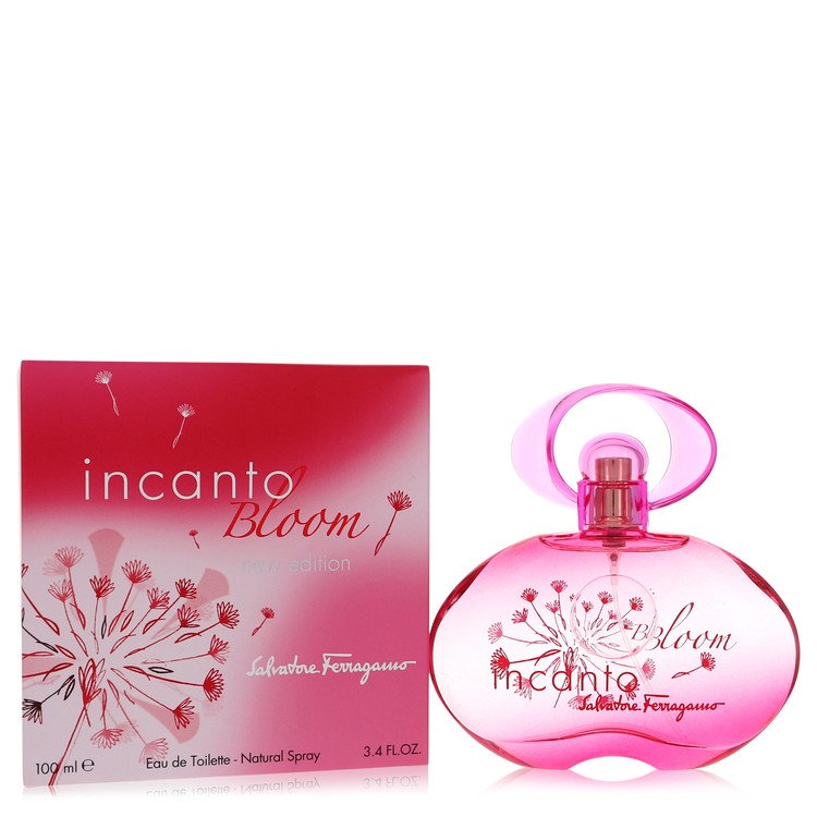 Image showing what you will get when you purchase Incanto Bloom Perfume By Salvatore Ferragamo Eau De Toilette Spray (New Packaging)