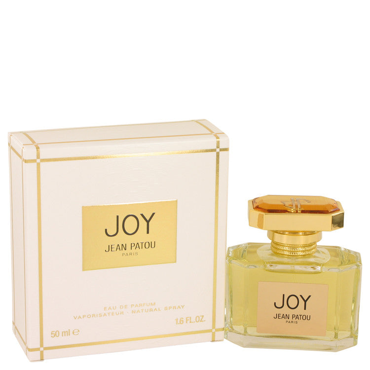 image showing the bottle and packaging for Joy Perfume By Jean Patou Eau De Parfum Spray 50ml