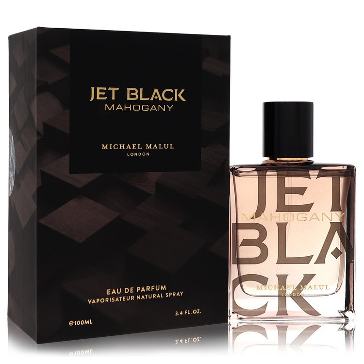 Image showing what you will get when you purchase Jet Black Mahogany Cologne By Michael Malul Eau De Parfum Spray