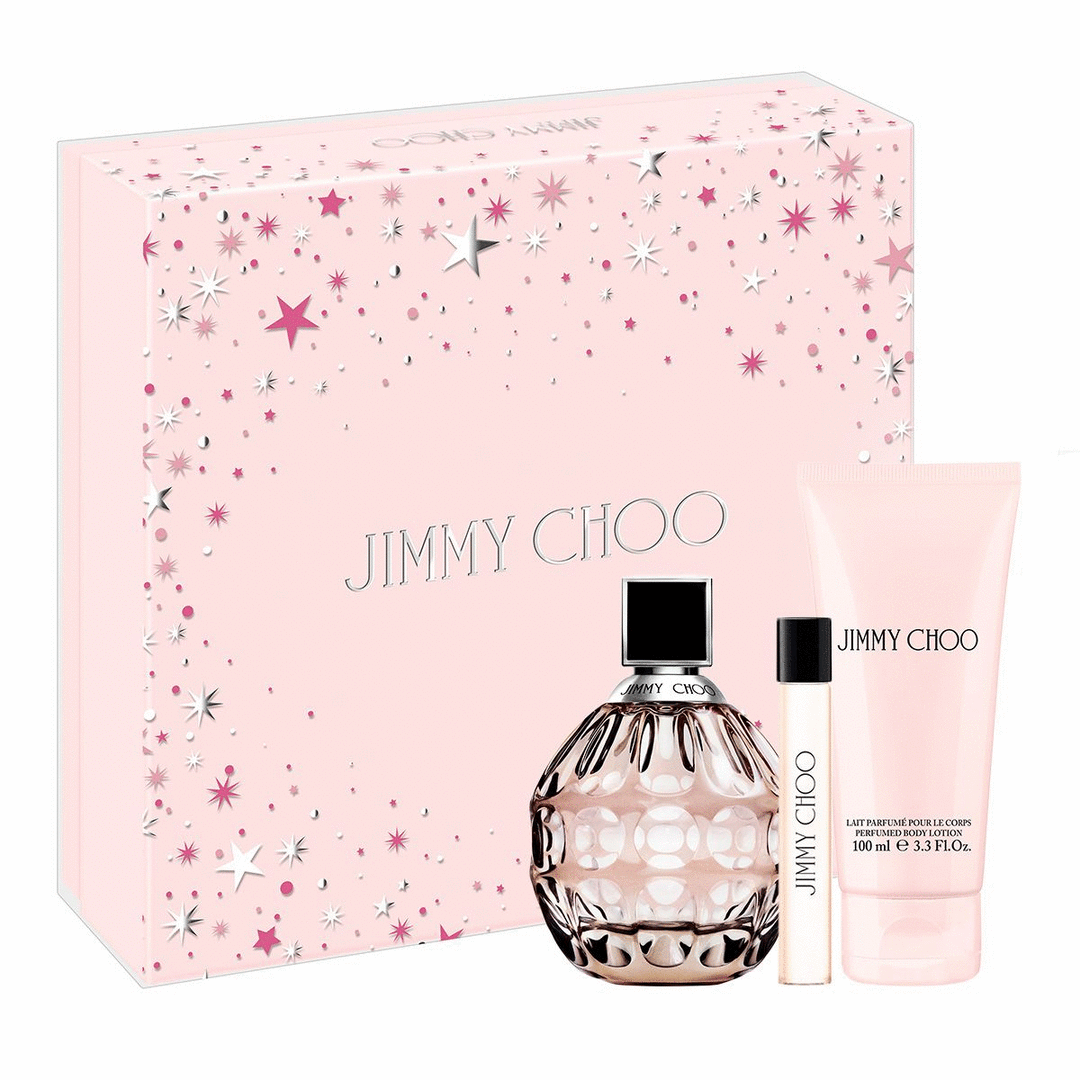 Image showing what you will get when you purchase Jimmy Choo By Jimmy Choo 3 Piece Set For Women