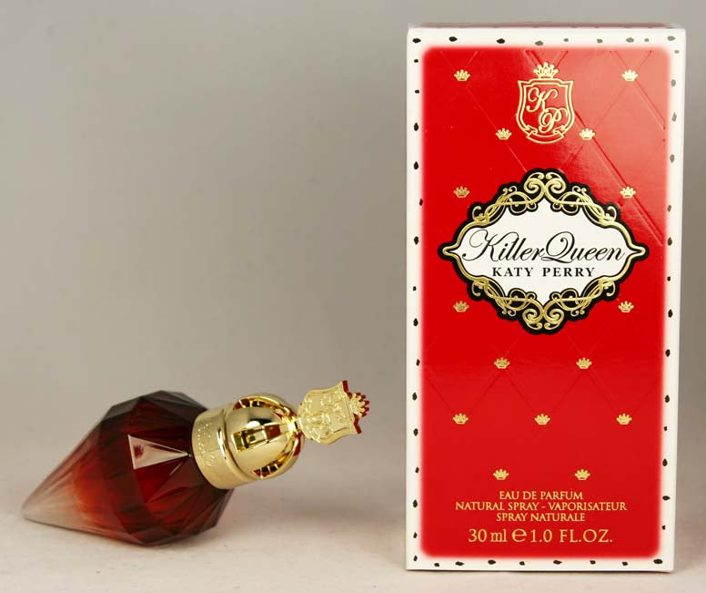 Image showing what you will get when you purchase Killer Queen Perfume By Katy Perry Eau De Parfum Spray