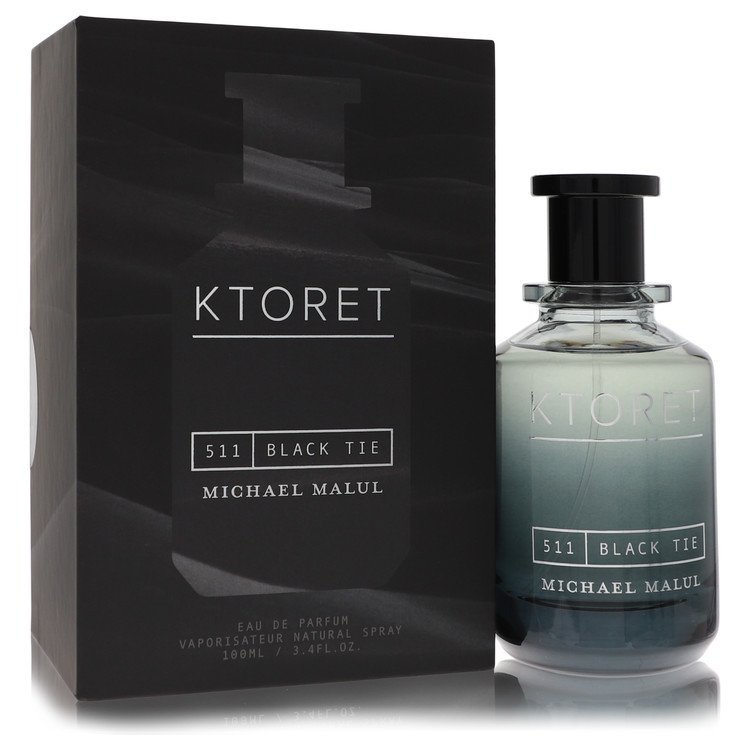 Image showing what you will get when you purchase Ktoret 511 Black Tie Cologne By Michael Malul Eau De Parfum Spray