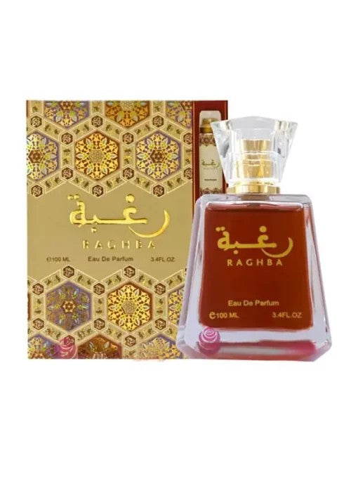 Image showing what you will get when you purchase Lattafa Raghba Cologne By Lattafa Eau De Parfum Spray
